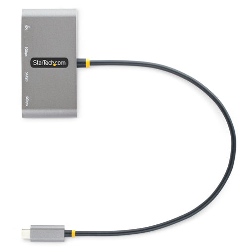StarTech.com HB30C3A1GEA2 - 3-Port USB-C Hub with Ethernet Portable