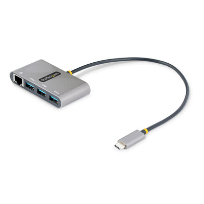 StarTech.com HB30C3A1GEA2 - 3-Port USB-C Hub with Ethernet Portable