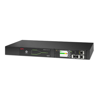 AP4423A - APC (AP4423A) RACK ATS, 230 V, 16 A, C20 IN, (8) C13 (1) C19 OUT