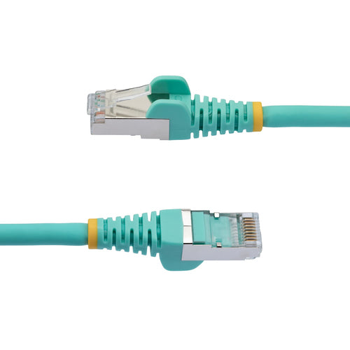 StarTech.com NLAQ-50C-CAT6A-PATCH - 50cm LSZH CAT6a Ethernet Cable - Aqua