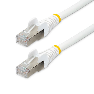 StarTech.com NLWH-50C-CAT6A-PATCH - 50cm LSZH CAT6a Ethernet Cable - White