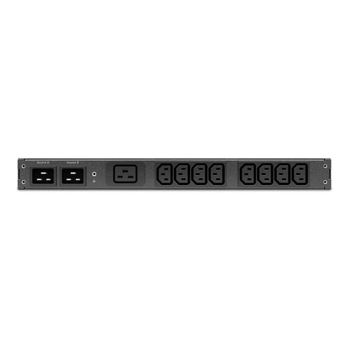 APC (AP4423A) RACK ATS, 230V, 16A, C20 IN, (8) C13 (1) C19 OUT