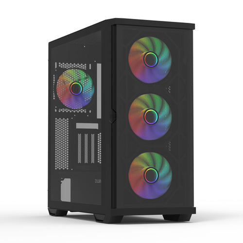Z10 DUO - Zalman Z10 Duo ATX Mid Tower Case 4x120mm ARGB Black