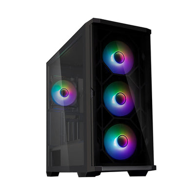 Z10 DUO - Zalman Z10 Duo ATX Mid Tower Case 4x120mm ARGB Black