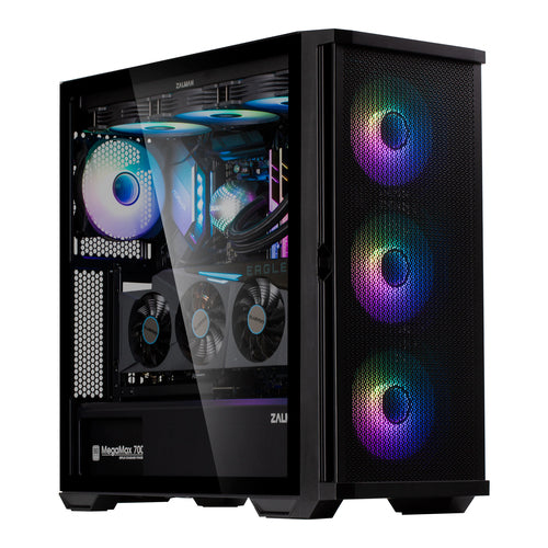 Z10 DUO - Zalman Z10 Duo ATX Mid Tower Case 4x120mm ARGB Black