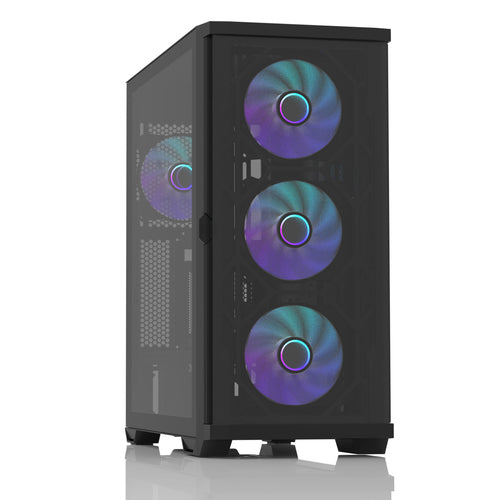 Z10 DUO - Zalman Z10 Duo ATX Mid Tower Case 4x120mm ARGB Black