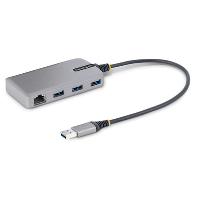 5G3AGBB-USB-A-HUB – STARTECH.COM 3-PORT USB-HUB MIT GIGABIT-ETHERNET-ADAPTER, TRAGBAR, 3X USB-A 2 JAHRE