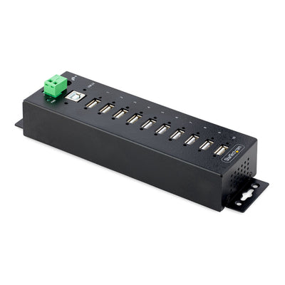 USB210AIND-USB-A-HUB - STARTECH.COM 10-PORT INDUSTRIAL USB 2.0 HUB, MOUNTABLE USB EXPANSION HUB 2 YR