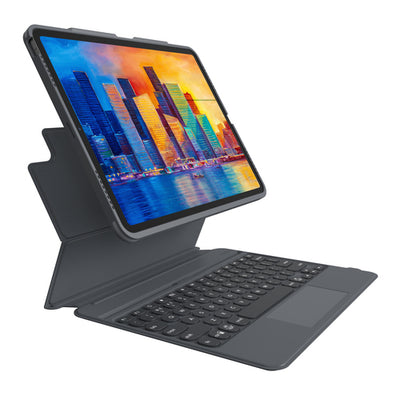 103409289 - ZAGG Keyboard Pro Keys Trackpad Apple iPad Air 13" (M4/M3/M2), Pro 12.9", Charcoal