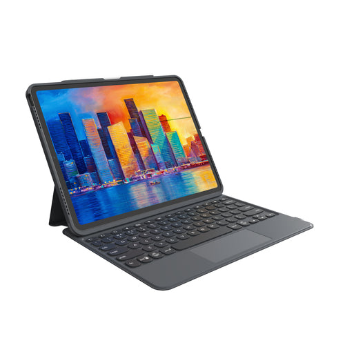 ZAGG Keyboard Pro Keys Trackpad Apple iPad Air 13" (M4/M3/M2), Pro 12.9", Charcoal