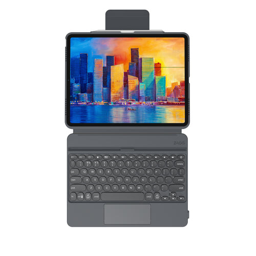 ZAGG Keyboard Pro Keys Trackpad Apple iPad Air 13" (M4/M3/M2), Pro 12.9", Charcoal