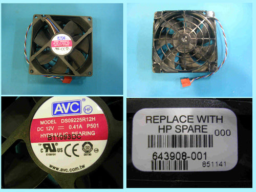 HP Fan Chassis 92mm x 92mm for PC's/Workstations