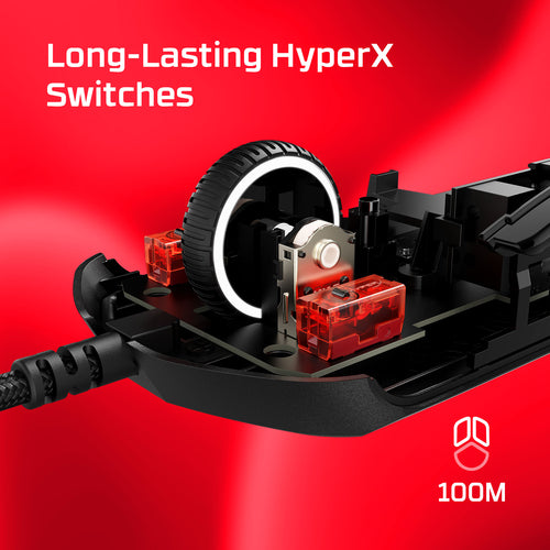 HP 6N0A7AA - HYPERX PULSEFIRE HASTE 2 GAMING MOUSE BLACK