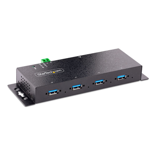 STARTECH.COM 4-PORT INDUSTRIAL USB 3.0 5GBPS HUB MOUNTABLE RUGGED USB-A HUB 2 YR