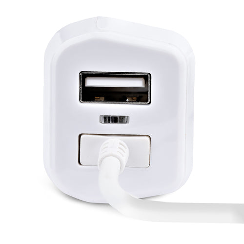 StarTech.com USBLT2PCARW2 - Lightning Car Charger w/ Cable 2 Ports