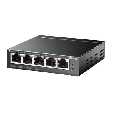 TP-Link TL-SG105MPE - TP LINK 5-Port Gigabit Easy Smart Switch with 4-Port PoE+