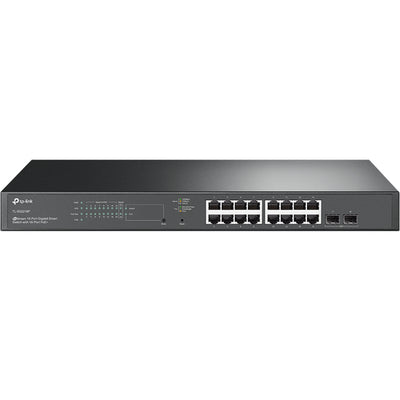 TP-Link TL-SG2218P - TP LINK JetStream 18-Port Gigabit Smart Switch with 16-Port PoE+