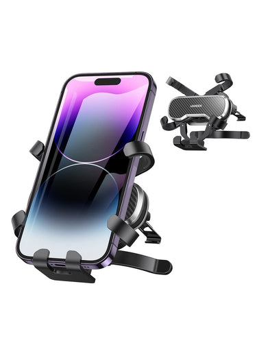 UG-80871 - UGREEN LP228 Gravity Drive Air Vent Car Mount - Phone Holder With Arc-Shaped mounting clip - Suitable for 4.7-7.2 inches screen phones