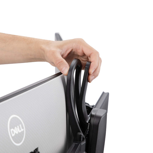 STARTECH.COM CROSSBAR DUAL MONITOR DESK STAND, DOUBLE 27INCH SCREENS/VESA, 5 YR
