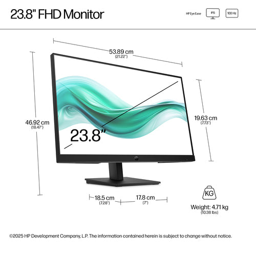 HP Series 3 Pro 324ph 23.8 inch FHD Monitor