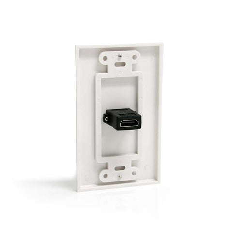 StarTech.com HDMIPLATE - Single Outlet Female HDMI Wall Plate Wh