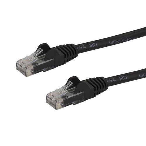 StarTech.com N6PATC3MBK - 3m Black Snagless Cat6 UTP Patch Cable