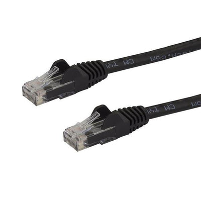 StarTech.com N6PATC750CMBK - Cable - Black CAT6 Patch Cord 7.5 m