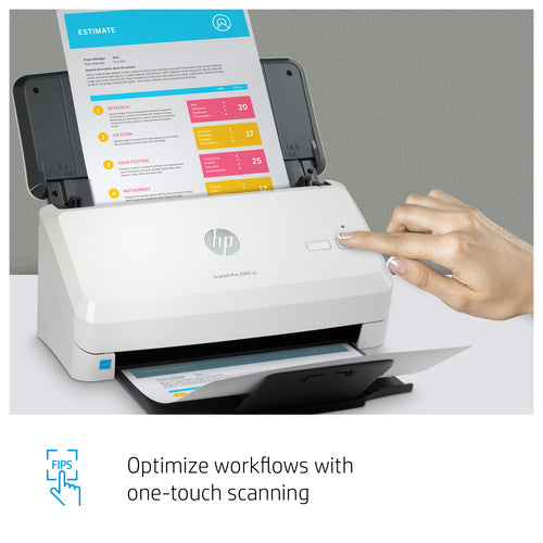 HP 6FW06A - ScanJet Pro 2000 s2 Sheet-Feed Scanner