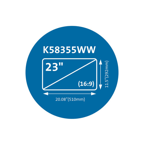 K58355WW - KENSINGTON MAGPRO MAGNETIC PRIVACY SCREEN FOR 23" (16:9) MONITOR 2Y