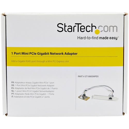 StarTech.com ST1000SMPEX - Mini PCIe Gigabit Network Adapter Card