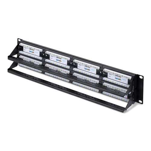 CPANEL48 - STARTECH.COM 48-PORT 2U RACKMOUNT CAT6 PATCH PANEL, RJ45, UTP, 110 TYPE, 2 YR