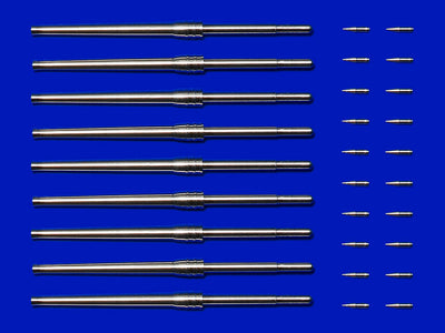 Tamiya Detail-Up Parts Series - 1/350 - Metal 46cm Gun Barrels & Projectiles