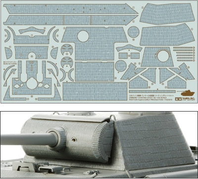 Tamiya Detail-Up Parts - 1/35 - Panther Ausf. G Early Product Zimmerit