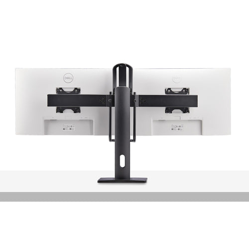 STARTECH.COM CROSSBAR DUAL MONITOR DESK STAND, DOUBLE 27INCH SCREENS/VESA, 5 YR