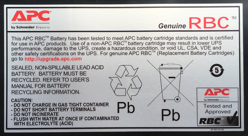 APC (APCRBC140) REPLACEMENT BATTERY CARTRIDGE #140