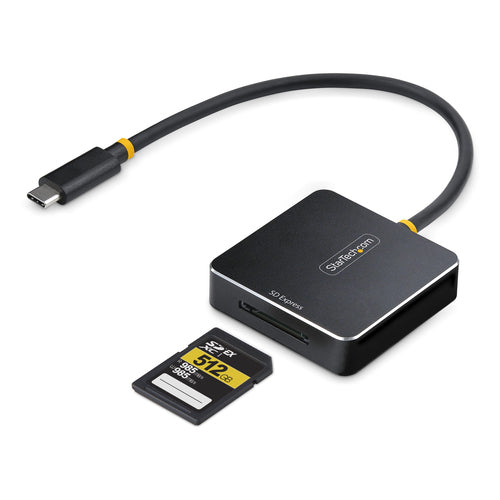 STARTECH.COM USB-C SD EXPRESS CARD READER, SECURE DIGITAL 7.1 ADAPTER, 2 YR