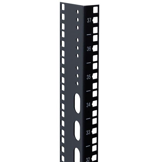 DYNAMIX 37U L-shaped mounting rail for 600mm width cabinets. Incl 2x right Hand & 2x left