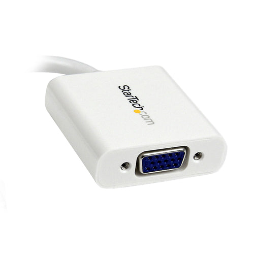 StarTech.com MDP2VGAW - Mini DisplayPort to VGA Adapter - White