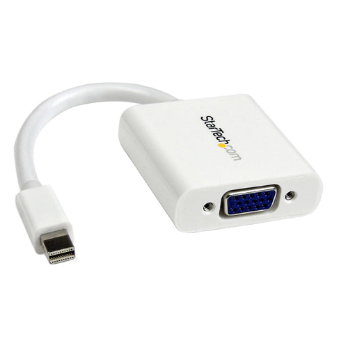 StarTech.com MDP2VGAW - Mini DisplayPort to VGA Adapter - White