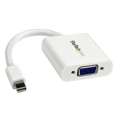 StarTech.com MDP2VGAW - Mini DisplayPort to VGA Adapter - White