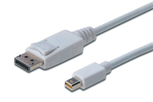 AK-340102-020-W - Digitus mini DisplayPort v1.1 (M) to DisplayPort (M) 2m Monitor Cable