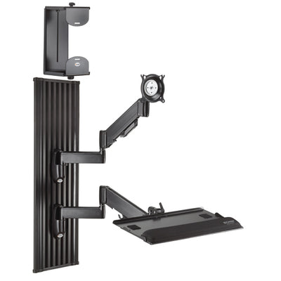 Chief KWT110B All-in-One Workstation Wall Mount