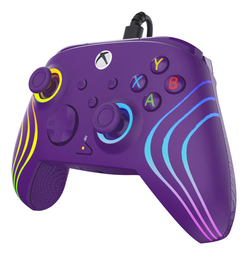 TBC-2002-45 - TURTLE BEACH AFTERGLOW WAVE WIRED CONTROLLER ? PURPLE XBX