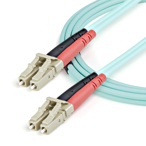 STARTECH.COM 1M LC/UPC TO LC/UPC OM3 MULTIMODE FIBER OPTIC CABLE, LTW