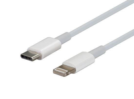 DYNAMIX 1m USB-C to Lightning Charge & Sync Cable. For Apple iPhone iPad iPad mini