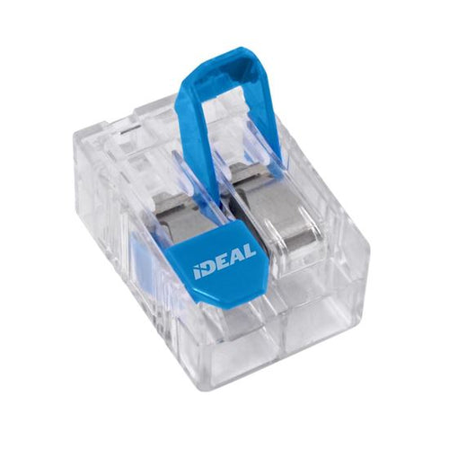 IDEAL INDUSTRIES 30A 2 Port Wire Connector Lever. 40pc Jar. 0.5 mm2 to 6.0 mm2