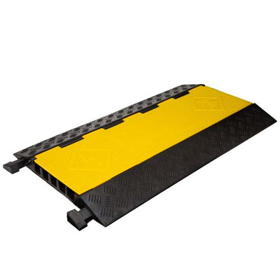 DYNAMIX 5-Channel Floor Cable Protector Heavy Duty w/ Installation Lid.