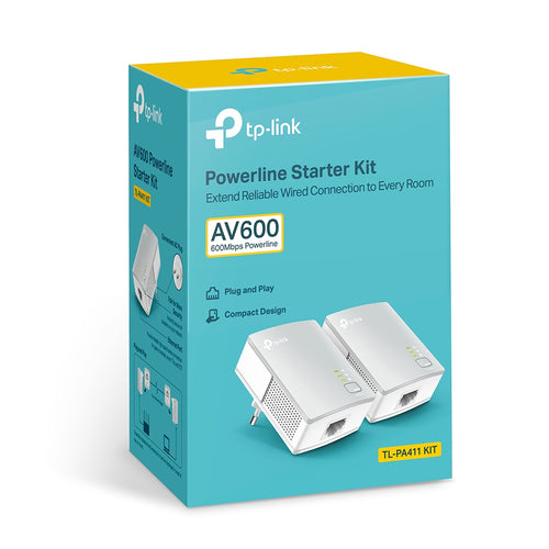 TL-PA411 KIT - TP-Link TL-PA411 KIT AV600 Powerline Starter Kit