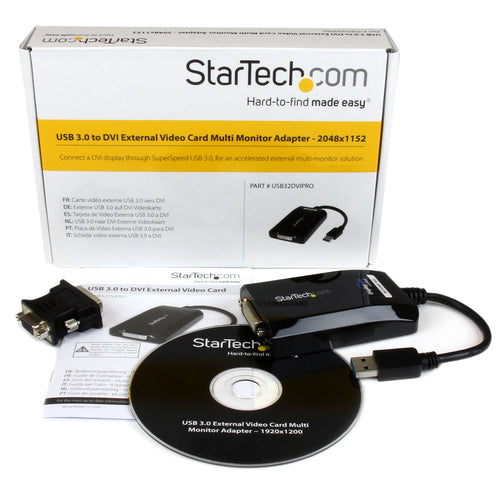 StarTech.com USB32DVIPRO - USB 3 to DVI / VGA External Video Card