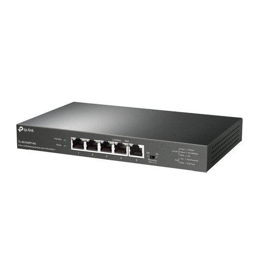 TP-Link TL-SG105PP-M2 - TP LINK 5-Port 2.5G Desktop Switch with 4-Port PoE++